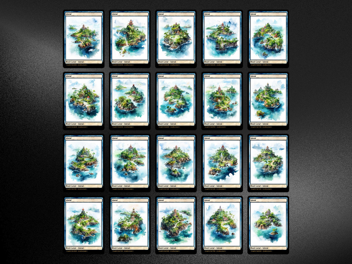 Forgetful Fish/Dandan Unique Art Full Deck