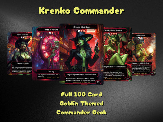 Krenko, Mob Boss Goblin Commander Full Deck